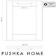 image 6 of Pushka Home Solid Brass Knurled Bar Handle 224mm - Black