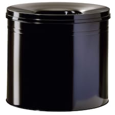 Durable Fire Extinguishing Metal Waste Bin SAFE+ | TUV Certified | 60L | Black