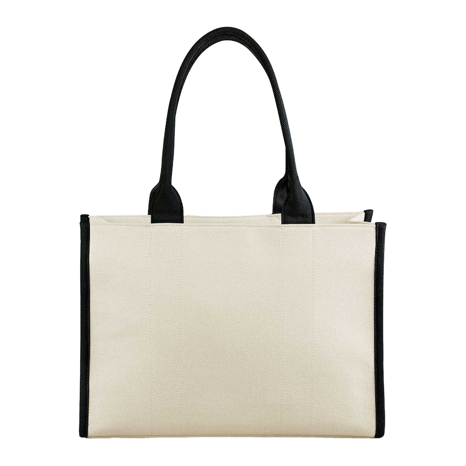 image 1 of Quadra Puerto Tote Bag | Multi | Natural/Black | M | 1