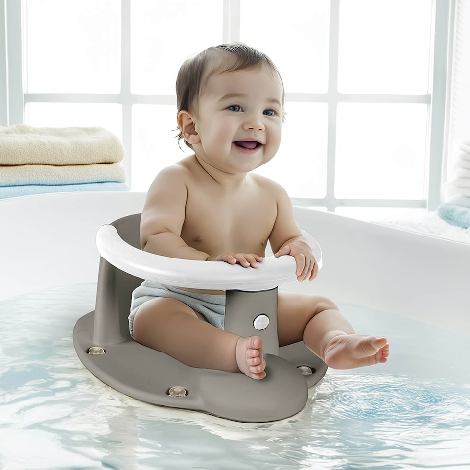 image 1 of Dolu Baby Bath Seat - Grey