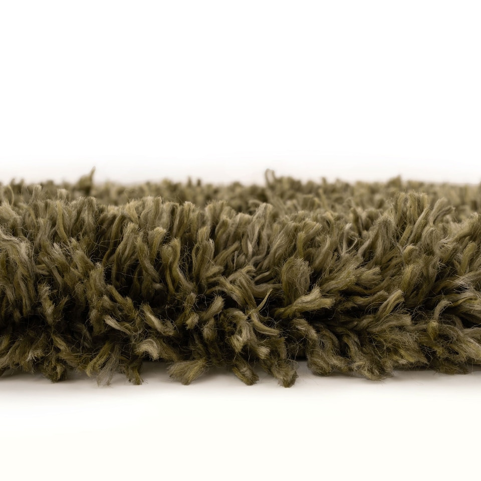 image 1 of KUKOON Dark Green Super Soft Shaggy Area Rug 120cm x 170cm