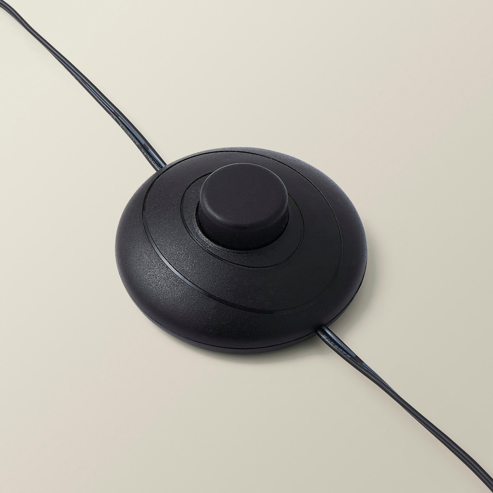 image 1 of ValueLights Infinity Black Swirl Integrated LED Floor Lamp Black