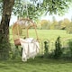 image 6 of Outsunny 5PCs Decorative Garden Fencing 32in x 10ft Metal Border Edging
