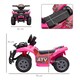 image 5 of HOMCOM 6V Kids Electric Ride on Car Toddlers Quad Bike All Terrain Vehicle Toy With Music for 18-36 months Pink