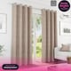 image 1 of Enhanced Living Knightsbridge Blackout, Thermal Sand Curtains with Eyelet Header (PAIR) - 90x90 inch (229x229cm)
