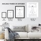 image 3 of Vitruvian Man Black and White da Vinci Vintage Huge Wall Art Poster Print 24X32"