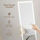 image 3 of HOMCOM Full Size Body LED Mirror, Dimmable Lighted Mirror for Bedroom