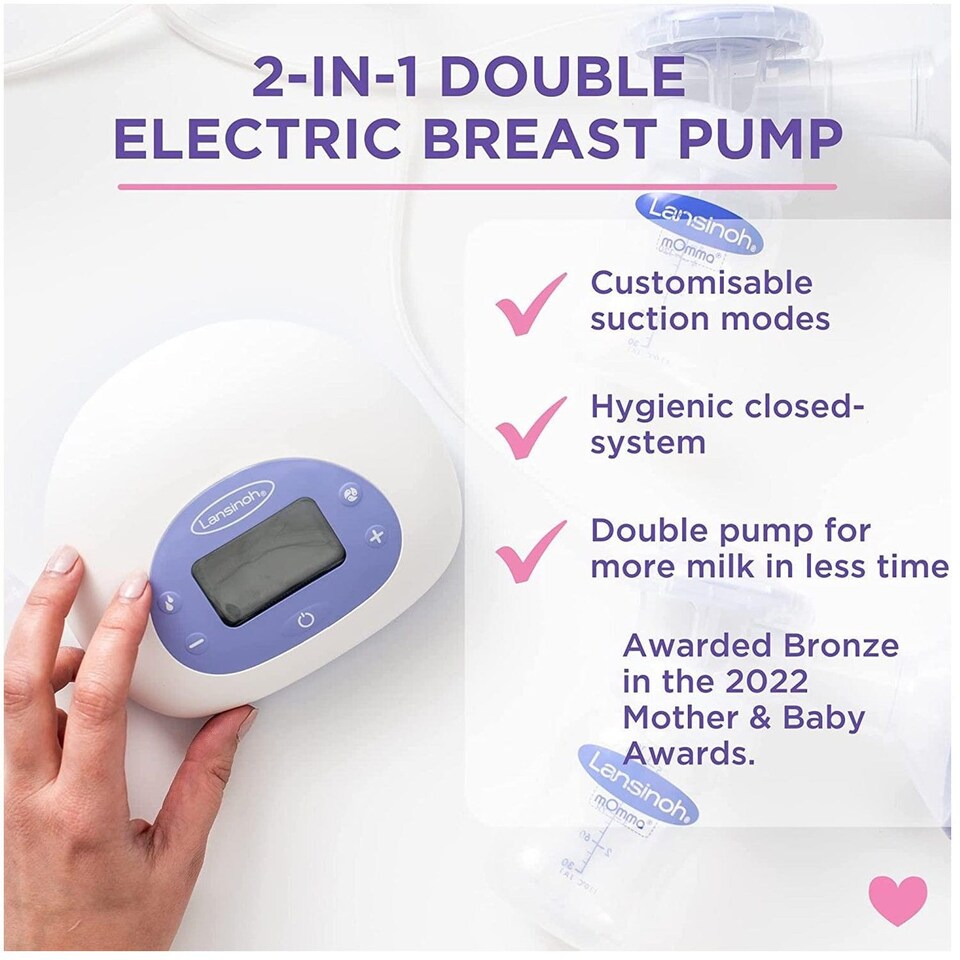 image 1 of Lasinoh Double Electric Breast Pump