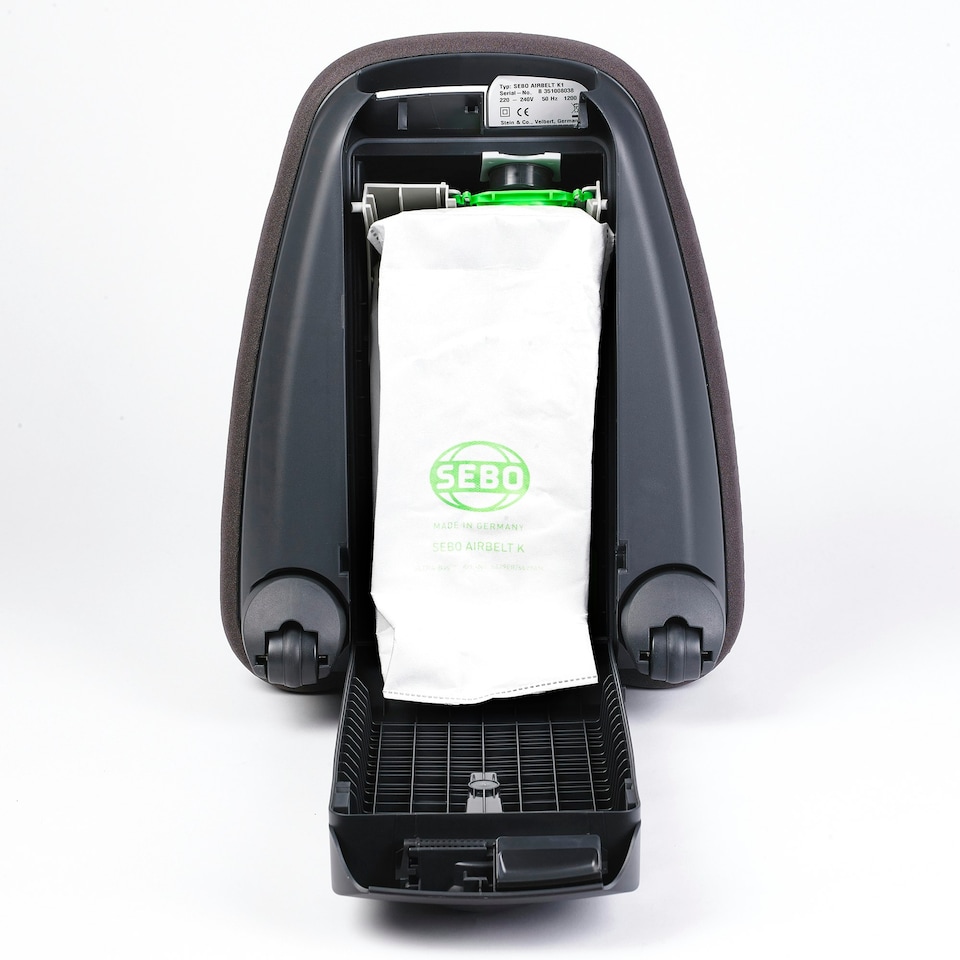 image 1 of SEBO Air-Belt Vacuum Cleaner, K1 Pet ePower 890W, Black 92660GB