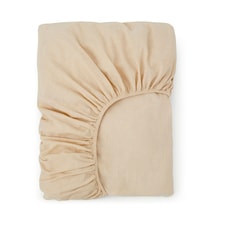 Touch Of Linen - Creamy Almond - Fitted Sheet Cream | Creamy Almond | King