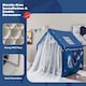 image 4 of COSTWAY Kids Play House Children Indoor Playhouse Castle Fairy Tent