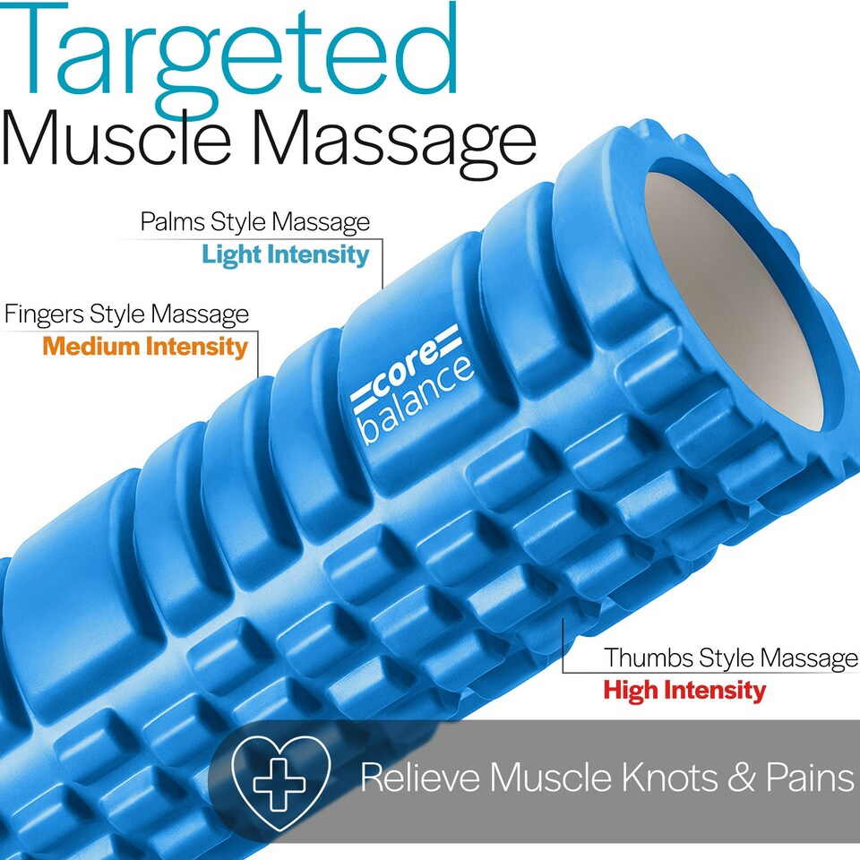 image 1 of Grid Foam Roller - Blue