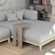 image 2 of Decortie Muju Sofa Side Table 30x40x57cm Mocha Grey