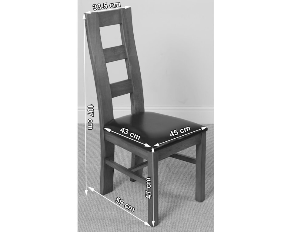 image 1 of Kuba 150 x 85 cm Chunky Medium Oak Dining Table and 6 Yale Chairs | Brown | Brown