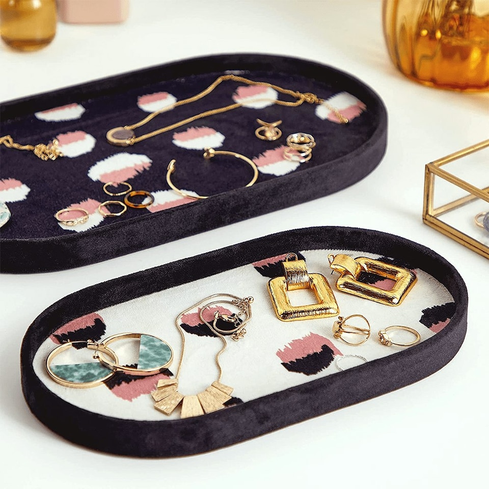 image 1 of Beautify (4000406) Jewellery Tray Set Of Two Sakura
