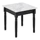 image 3 of Interiors By Premier Elegant Side Table, Marble Top Small Table By Couch For Livingroom, Carved Legs Bedside Table For Bedroom