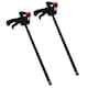 image 1 of 18" Quick Release Rapid Bar Clamp Holder Grip Spreader Speed Clamps 2 Pack