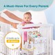 image 5 of Baby Nappy Caddy Organiser | Hanging Nursery Storage with Multiple Pockets