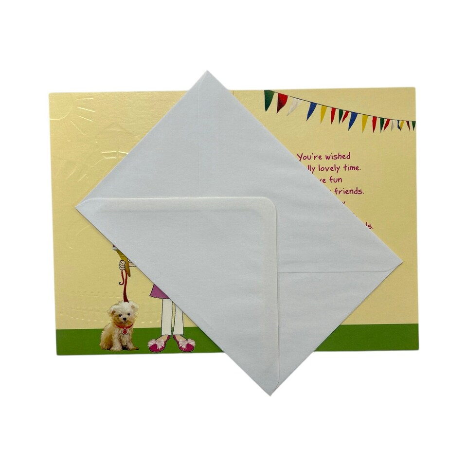 image 1 of Age 5 Female Juvenile Funfair Scene Birthday Card