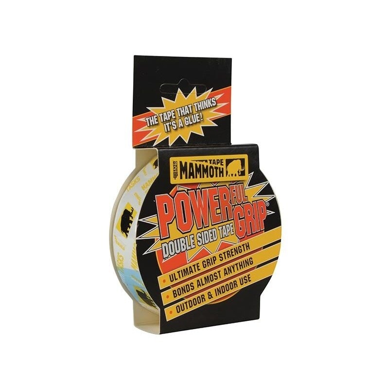 Everbuild Sika Powerful Grip Double-sided Tape - Multi Colour - 50mm x 2.5m