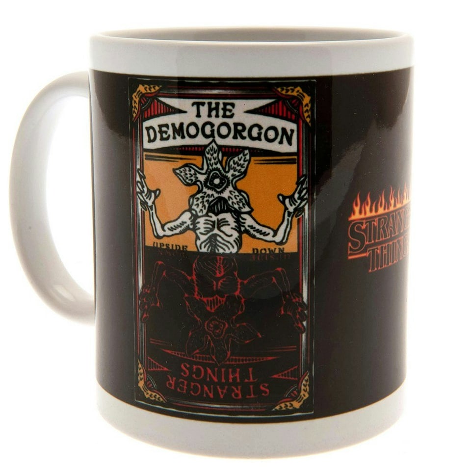 image 1 of Stranger Things Tarot Demogorgon Mug - Brown/White - One Size