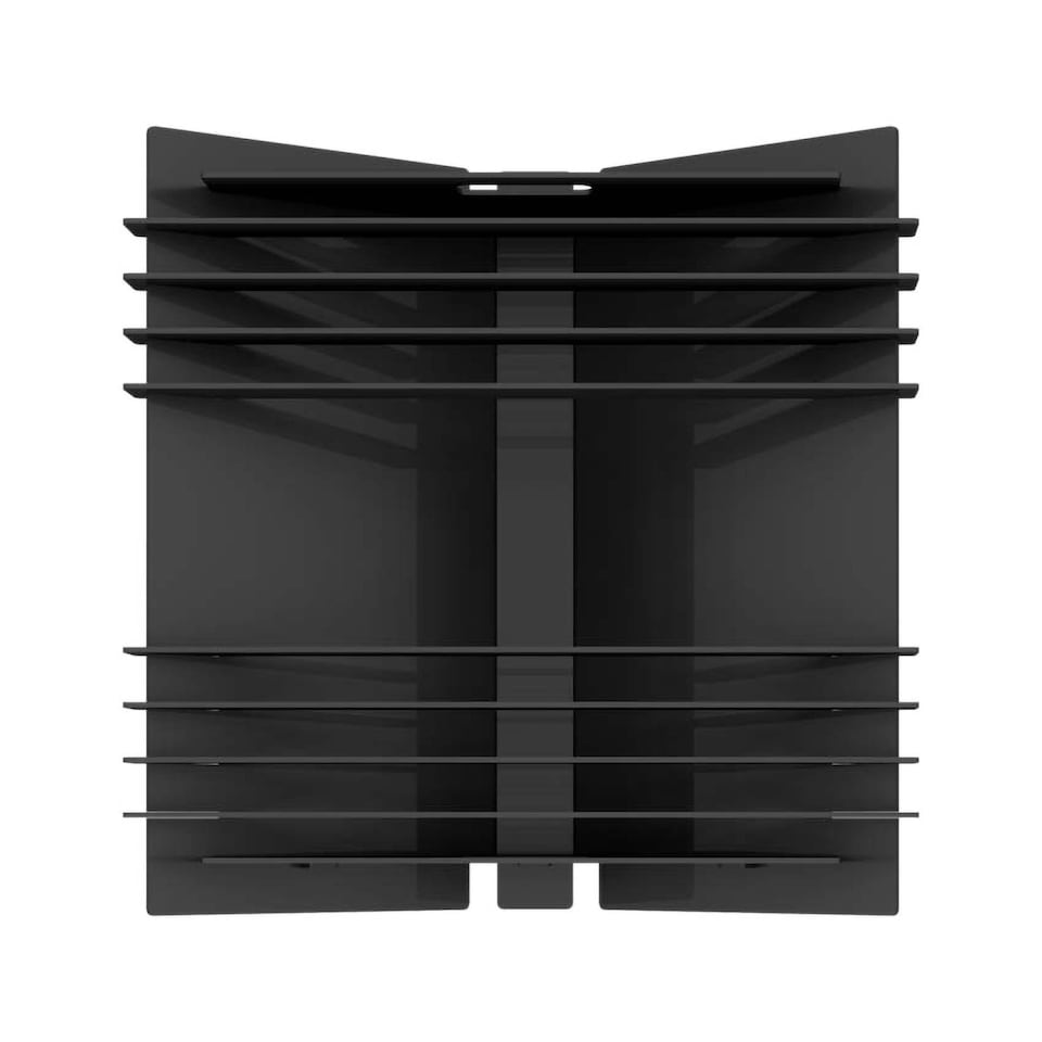 image 1 of Primrose Chic Steel Hex Metal Black Outdoor Fire Pit 58cm