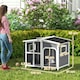 image 7 of PawHut Wooden Dog Kennel, Dog House w/ Removable Floor or Large Dogs 