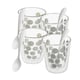 image 1 of Zak Double Wall Espresso Cup Set with Spoon - 200ml