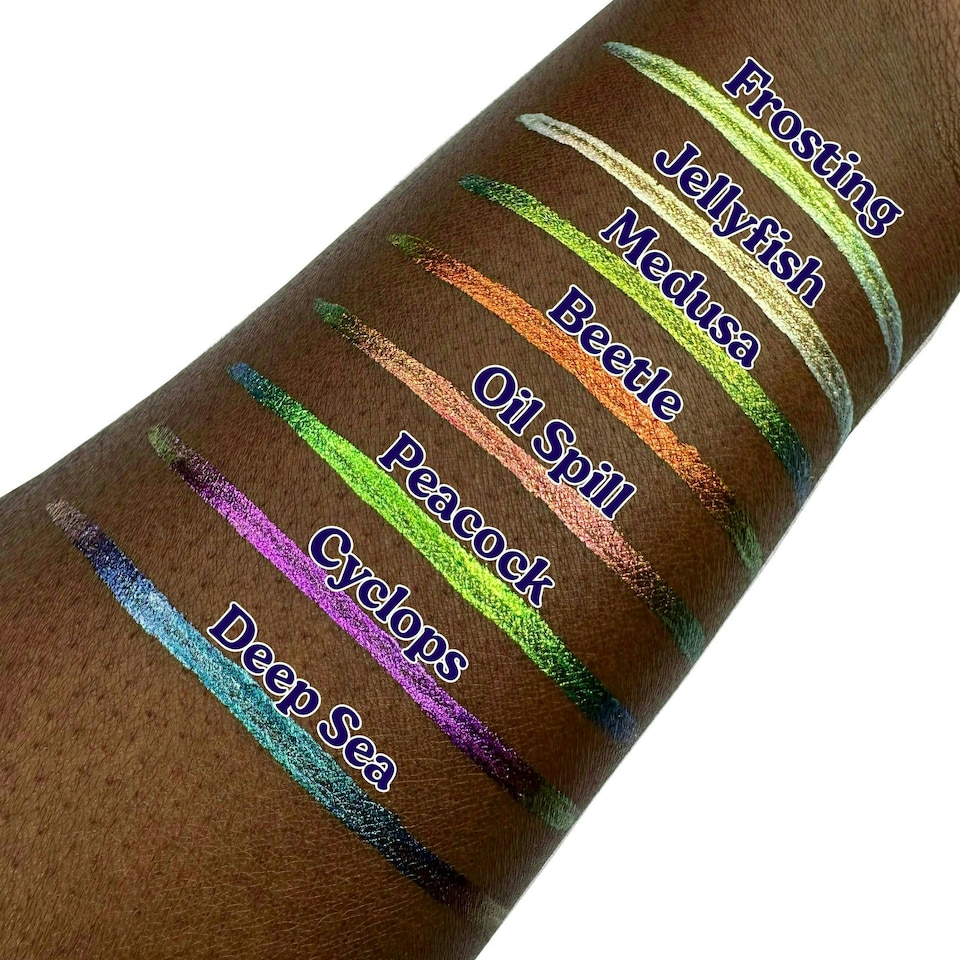 image 1 of Frosting Chroma Flik - Liquid Liner - Glisten Cosmetics Multi