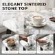 image 4 of HOMCOM Dining Table for 4, Kitchen Table with Sintered Stone Tabletop