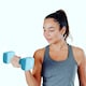 image 1 of Neoprene Coated Dumbbell Set (2 x 3kg)