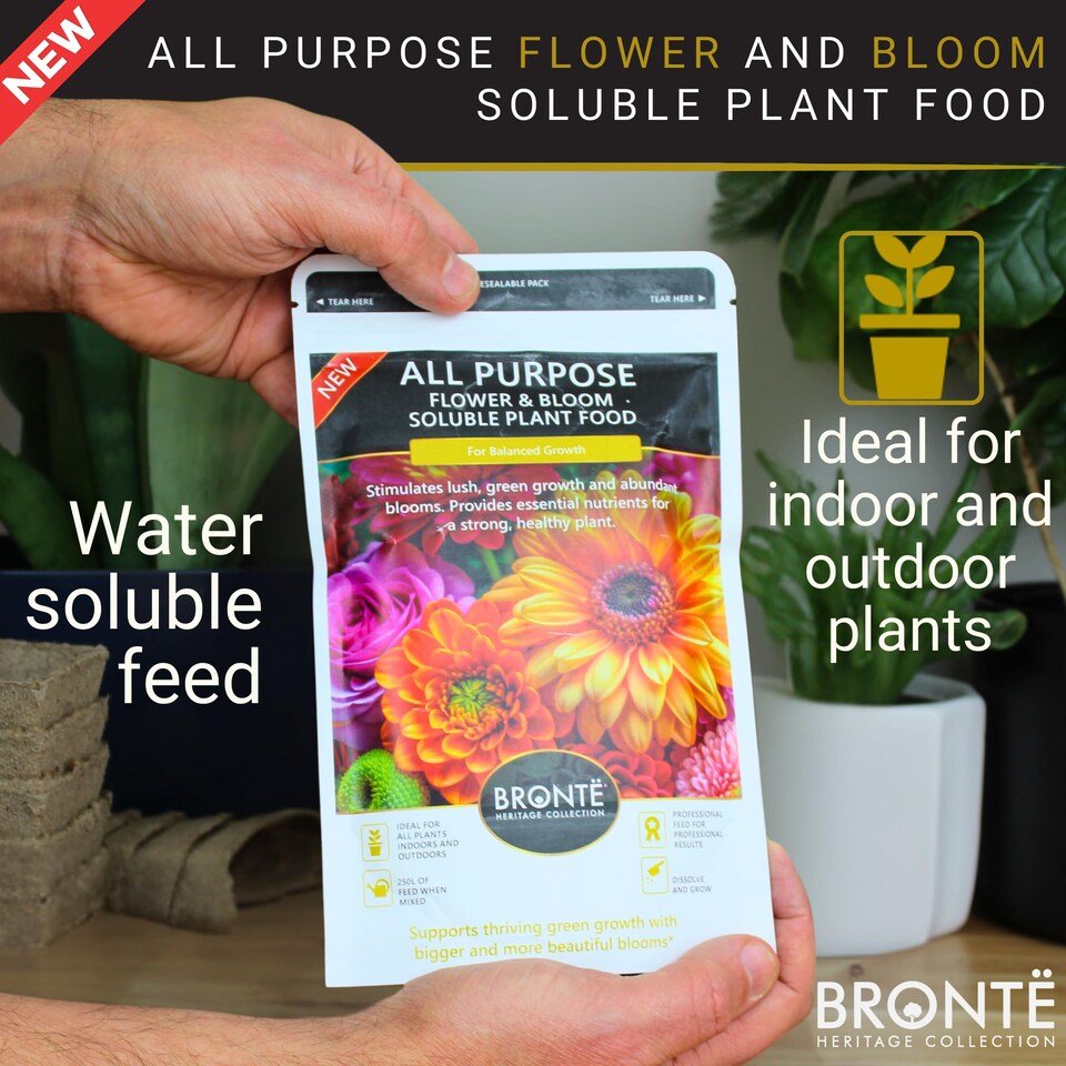 image 1 of All Purpose Flower Soluble Plant Food - Nutrient Rich & Fast Acting Flower Fertiliser with Balanced NPK Formula