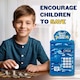 image 2 of Tevo Digital Money Box For Boys - Electronic Kids Safe With Password - Kids Piggy Bank With Auto-Feed
