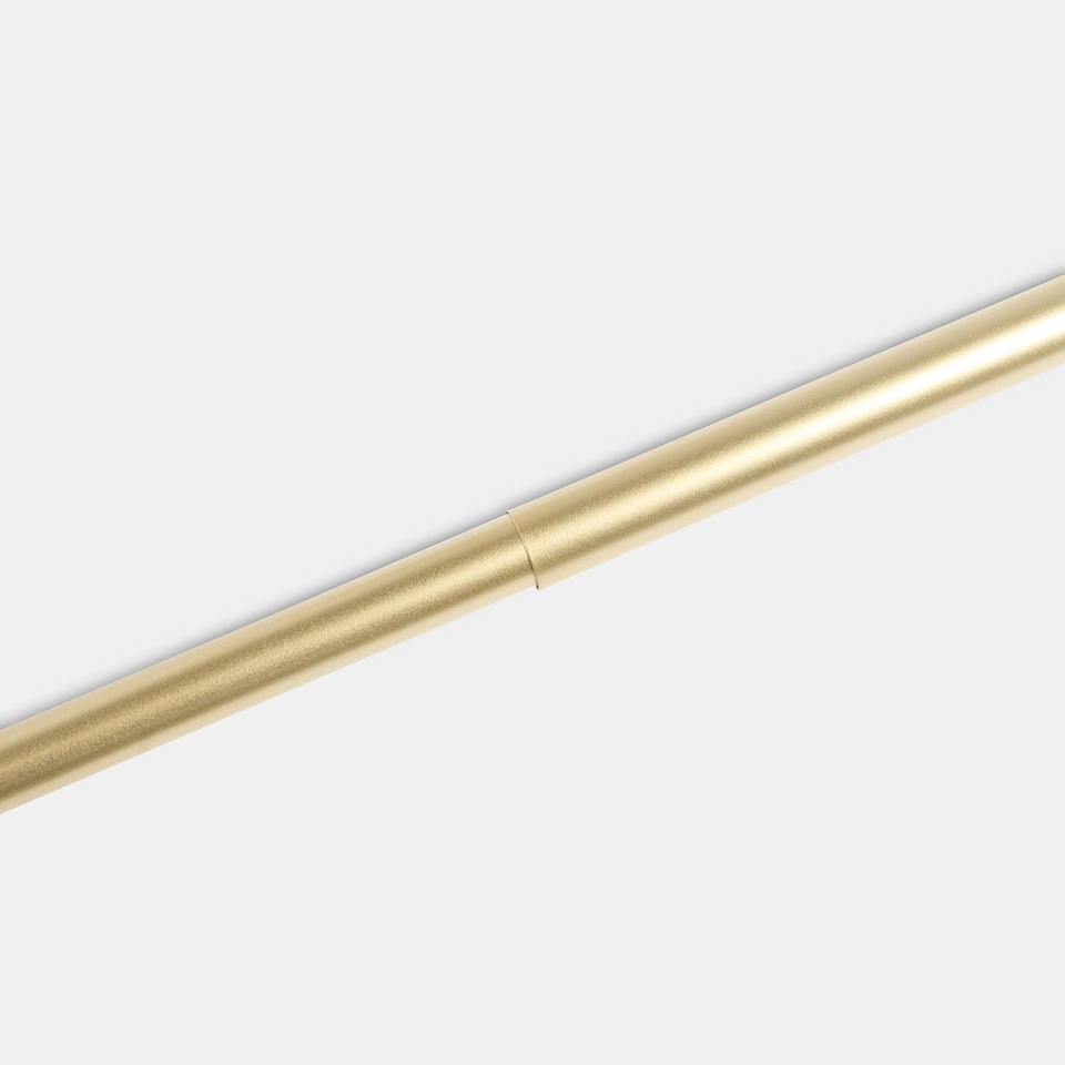 image 1 of OHS Curtain Pole Extendable 28mm Metal Finnials Twist End Rod Fittings | Bronze