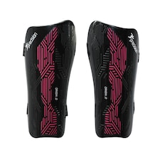 Precision Unisex Adult Origin.0 Strap Shin Guards - Black/Pink - XS