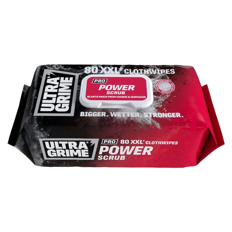 Uniwipe 5920 UltraGrime Pro Power Scrub XXL Wipes - 80 Pack