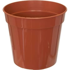 Stewart Plant Pot - Terracotta Orange - 8in