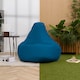 image 1 of Recliner Indoor Outdoor Bean Bag Teal Green Bean Bag Chair | Green | Teal Green | 1
