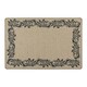 image 2 of JVL Elegance Machine Washable Entrance Doormat, 50x75cm - Scroll Border