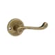 image 1 of Door Handles Set Victorian Scroll Metal Lever Latch Internal External | Gold | Copper Rose