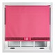 image 2 of FURNISHED Blackout Roller Blind with Fuchsia Glitter Trim and Fuchsia Bow Cut to Size | Pink | Fuchsia | (W) 240cm x (L) 210cm