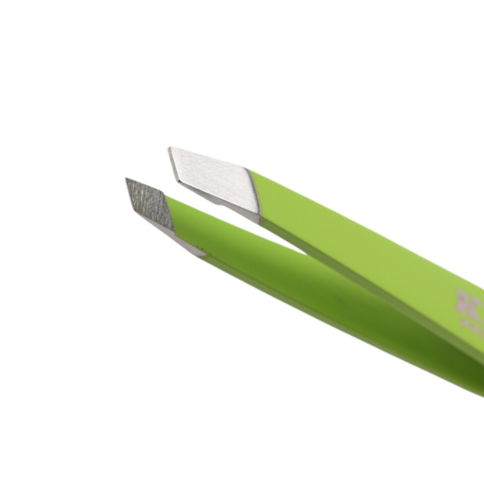 image 1 of Kiepe - Tweezer Oblique Tip Lime Green 10cm