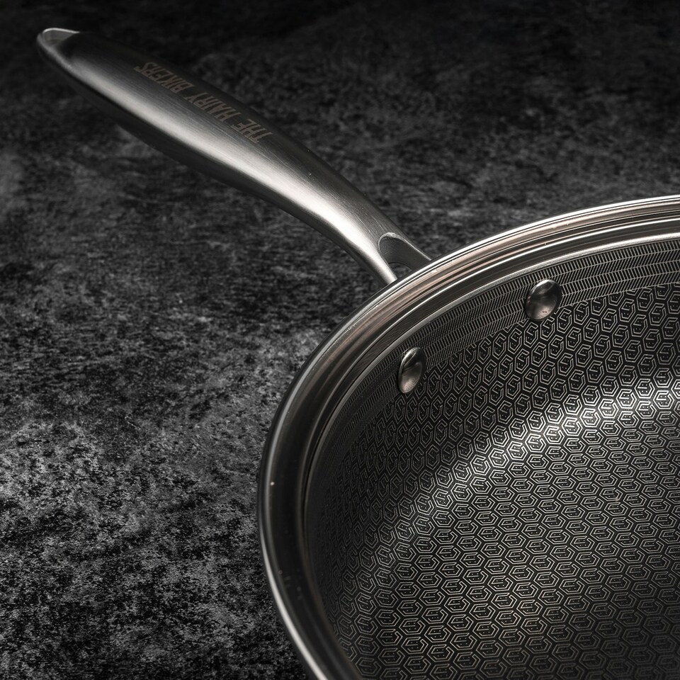 image 1 of Hairy Bikers HexGuard 28cm Saute Pan with Glass Lid