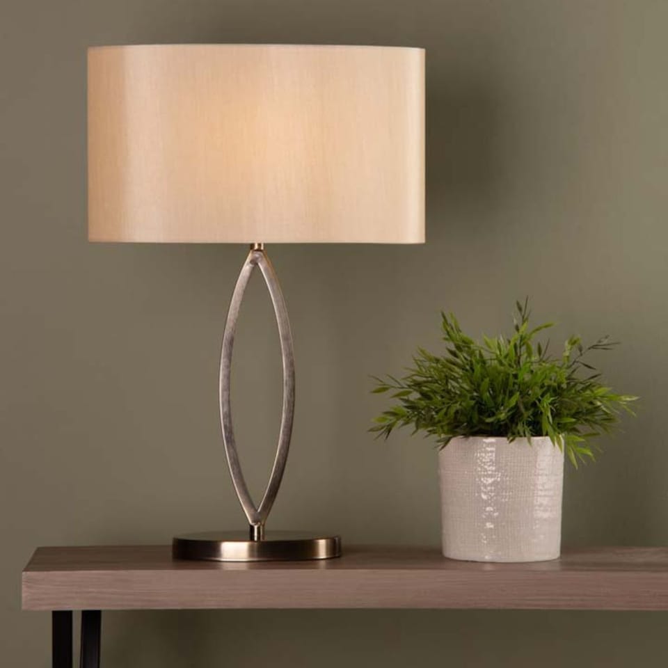 image 1 of Hazel 55cm Table Lamp Antique Brass