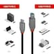 image 3 of 1m USB 3.2 Type C to B Cable, 5Gbps, Anthra Line