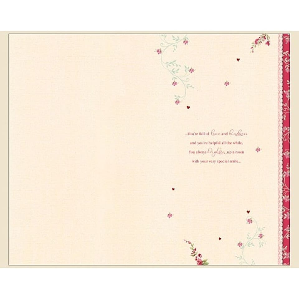 image 1 of To My Beautiful Wife Glitter and Ribbon Birthday Card