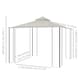 image 7 of Outsunny Gazebo Party Tent Canopy Sun Shade for Patio Garden 3x3(m)