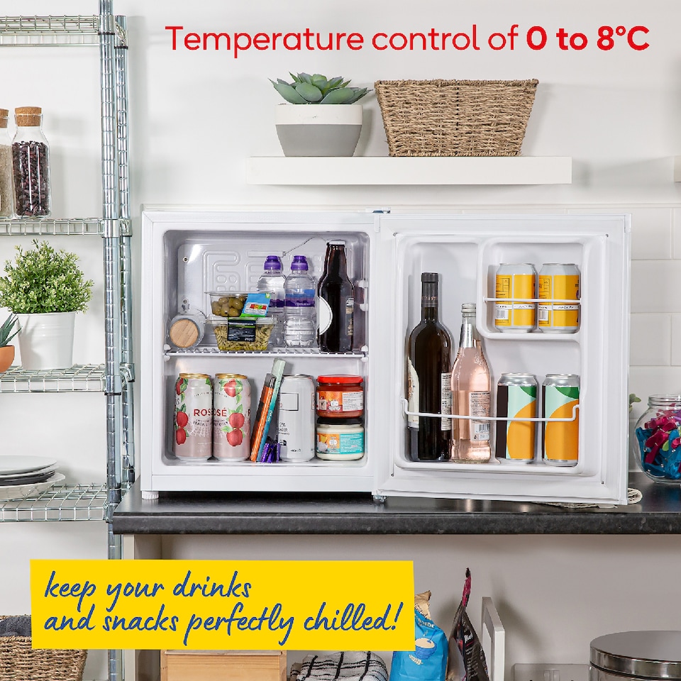 image 1 of Russell Hobbs 40L Larder Mini Fridge - White RHTTLF2E1W