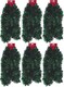 image 1 of 6 x 2 Metres Pack Green Chunky Christmas Tinsel