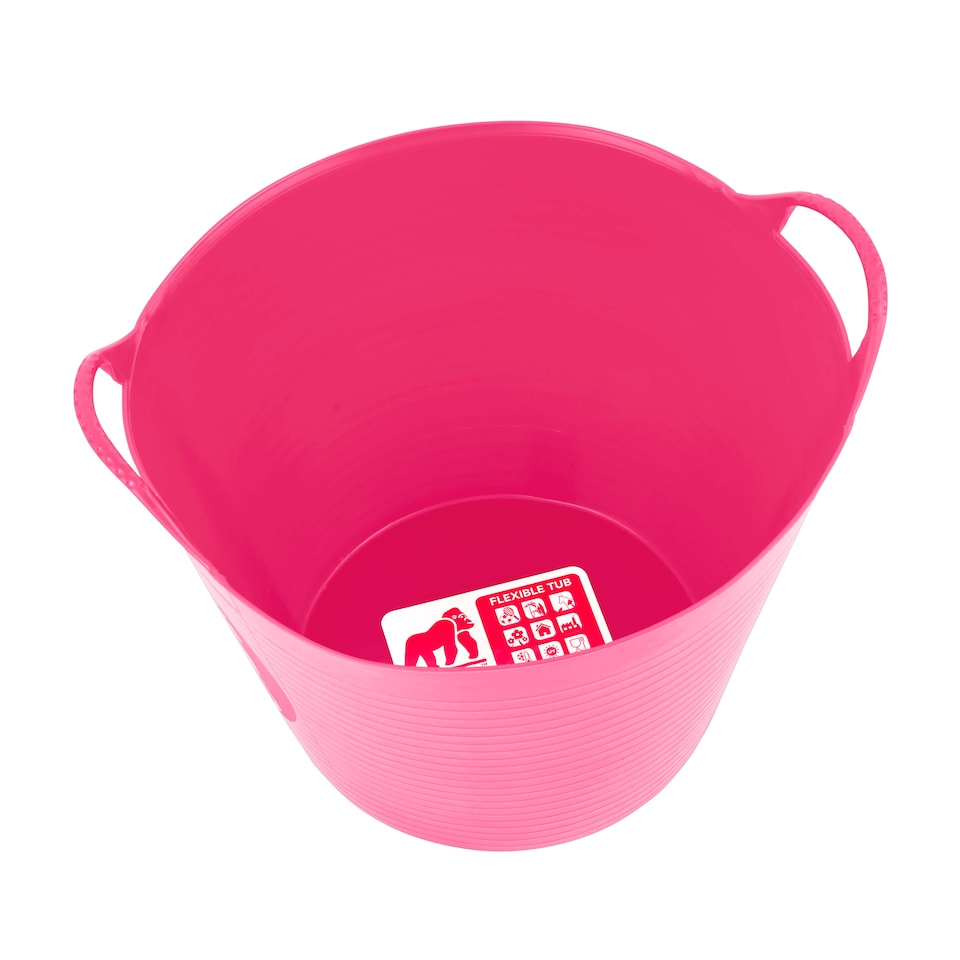 image 1 of Red Gorilla - Gorilla Tub 26L - Flexible Multi-Use Bucket | Pink